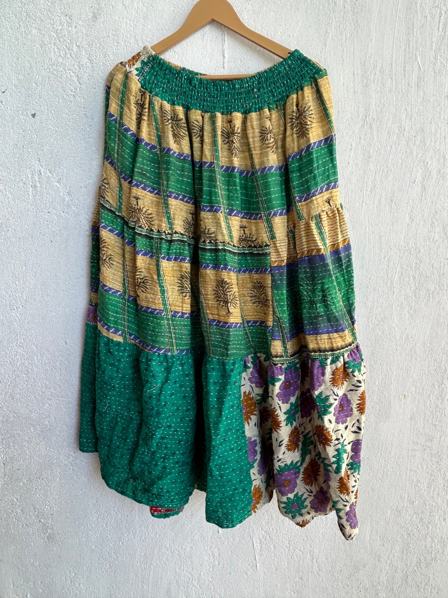 Kantha Frill Skirt KRSKT 218