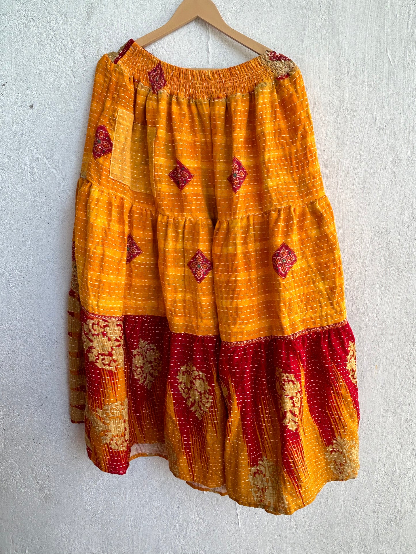 Kantha Frill Skirt KRSKT 222