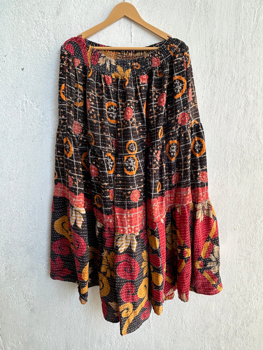 Kantha Frill Skirt KRSKT 233