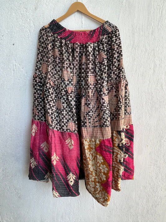 Kantha Frill Skirt KRSKT 236