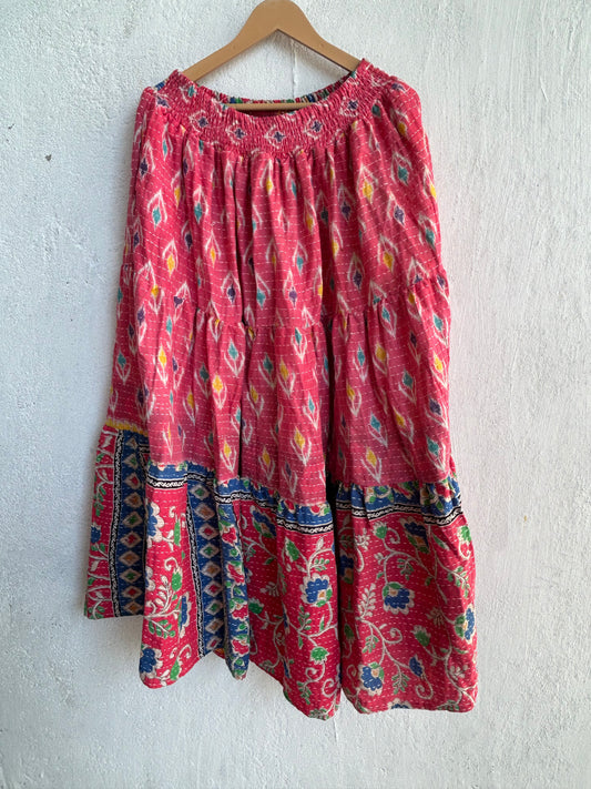 Kantha Frill Skirt KRSKT 237