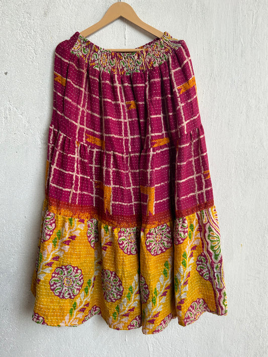 Kantha Frill Skirt KRSKT 28