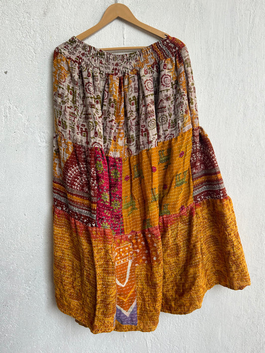 Kantha Frill Skirt KRSKT 29