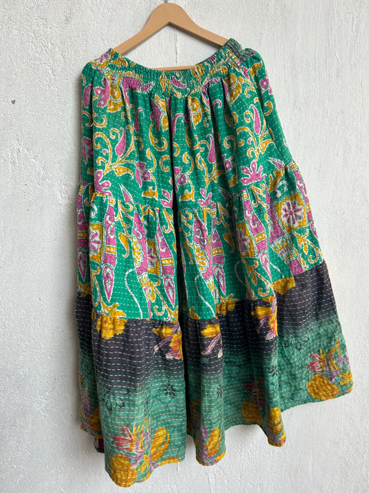 Kantha Frill Skirt KRSKT 51