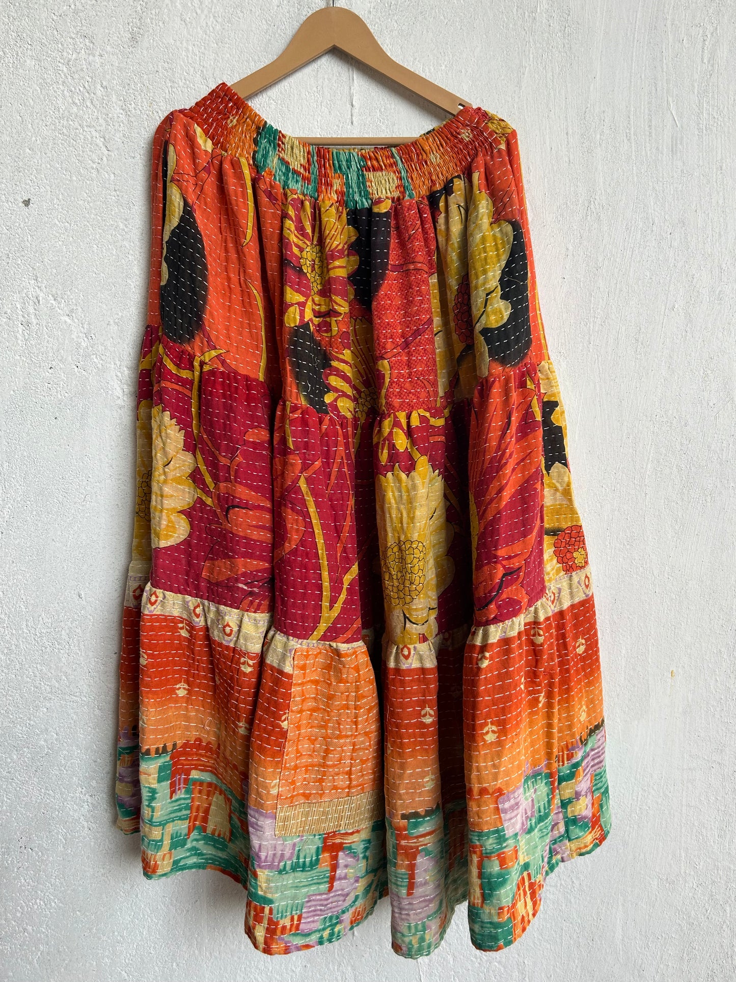 Kantha Frill Skirt KRSKT 59