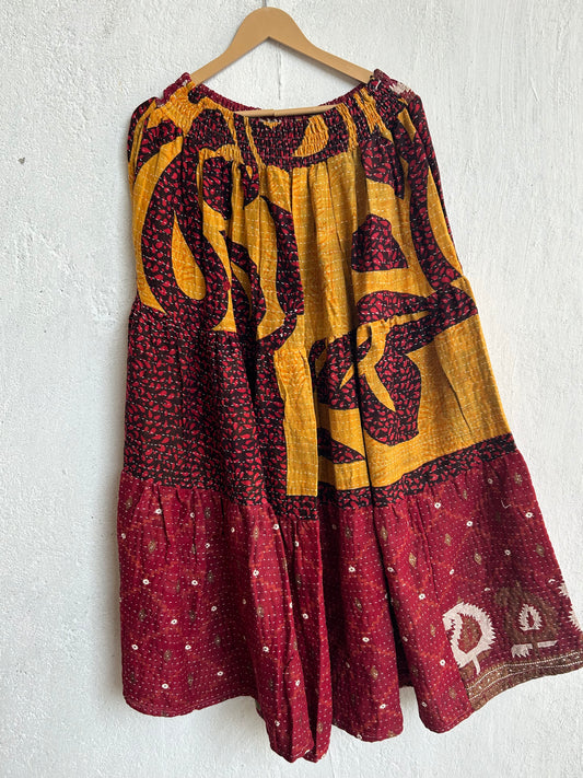 Kantha Frill Skirt KRSKT 61