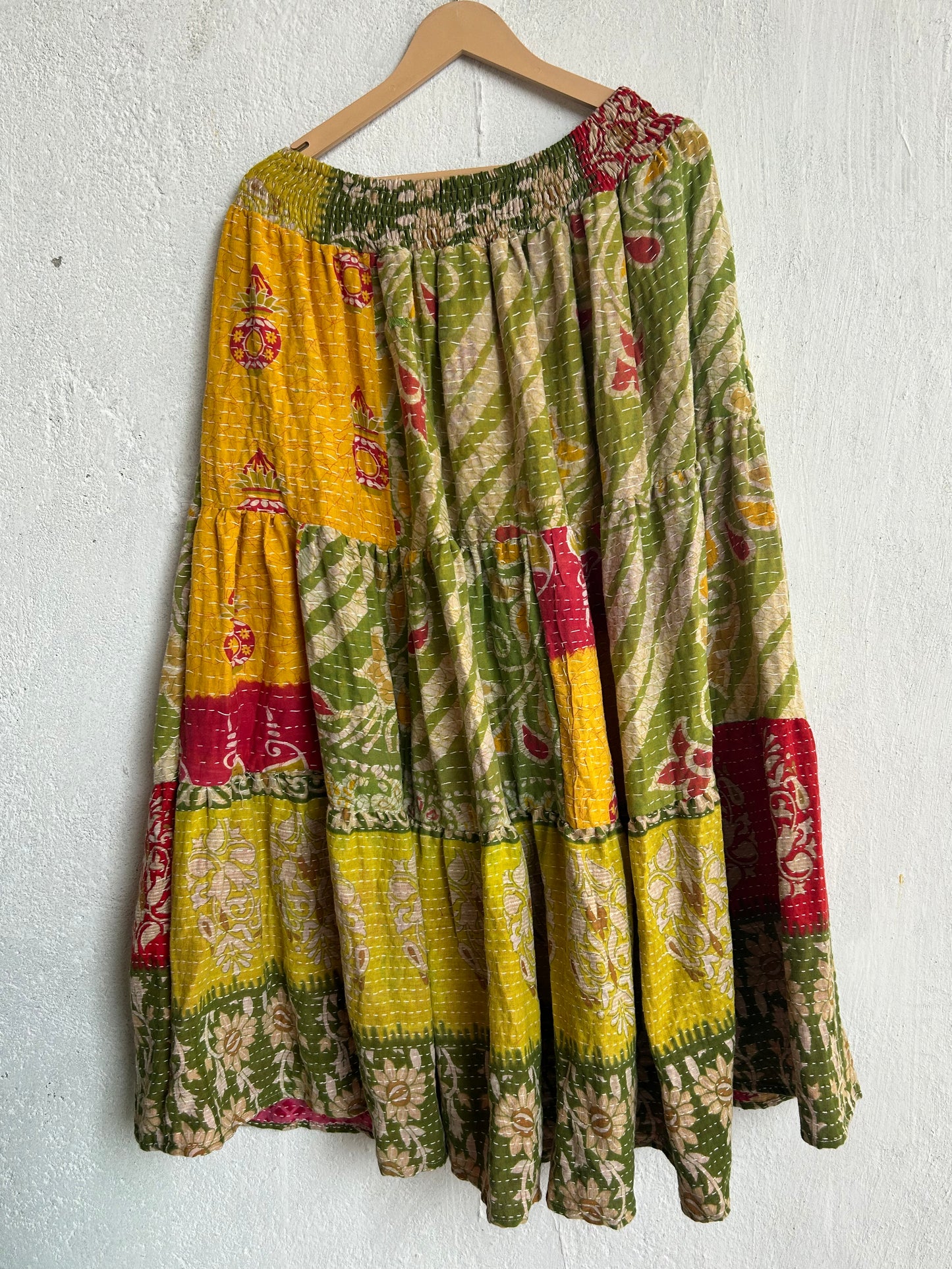 Kantha Frill Skirt KRSKT 07