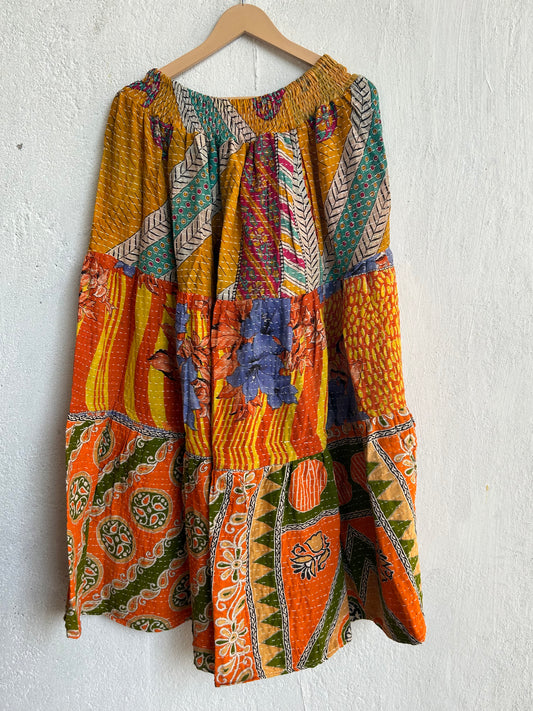 Kantha Frill Skirt KRSKT 76