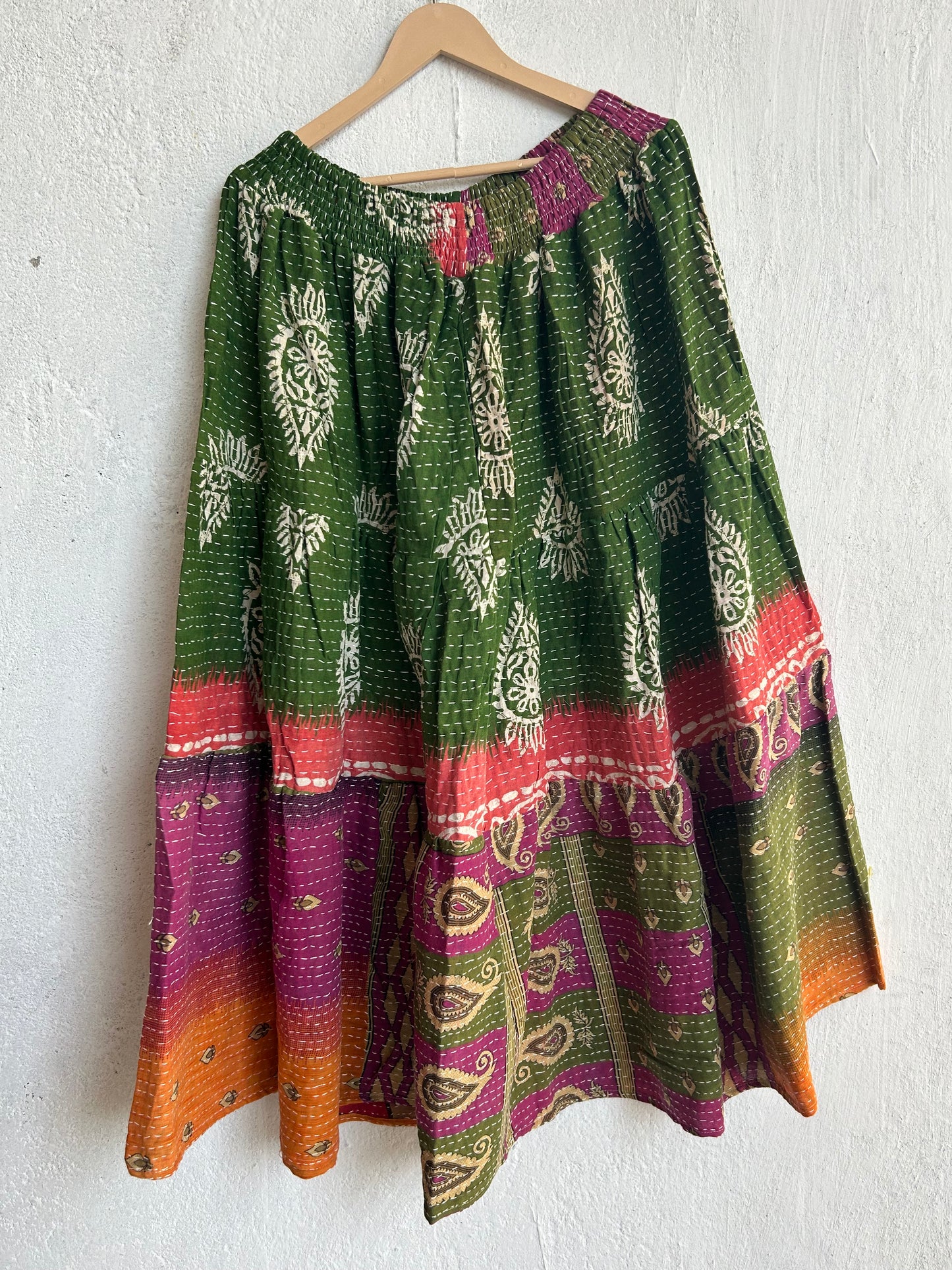 Kantha Frill Skirt KRSKT 77