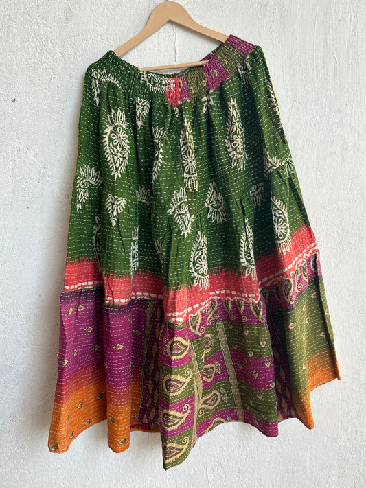 Kantha Frill Skirt KRSKT 77