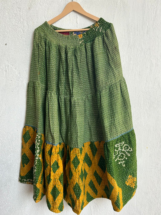 Kantha Frill Skirt KRSKT 79