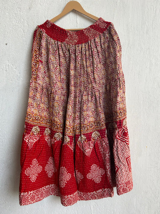 Kantha Frill Skirt KRSKT 85