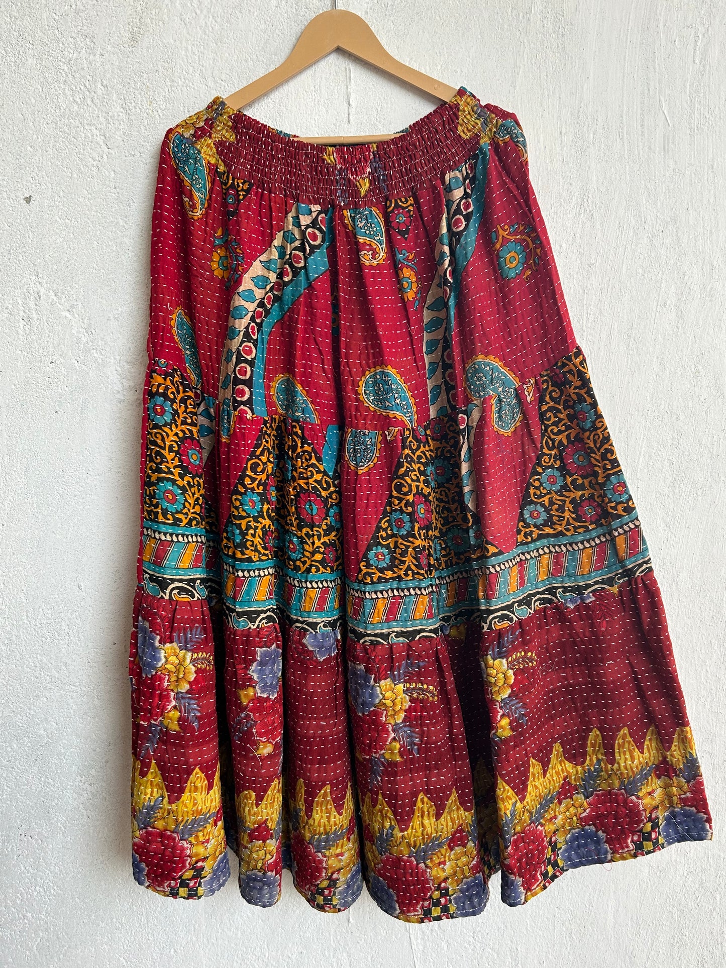 Kantha Frill Skirt KRSKT 86