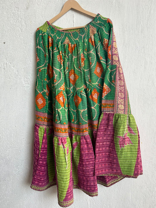 Kantha Frill Skirt KRSKT 96