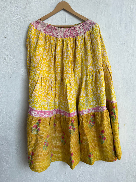 Kantha Frill Skirt KRSKT 97