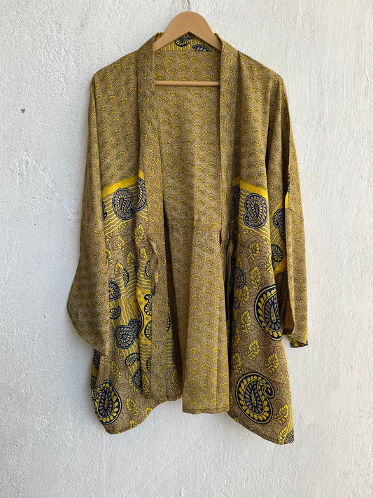 Short Silk Kimono SHKIM 12