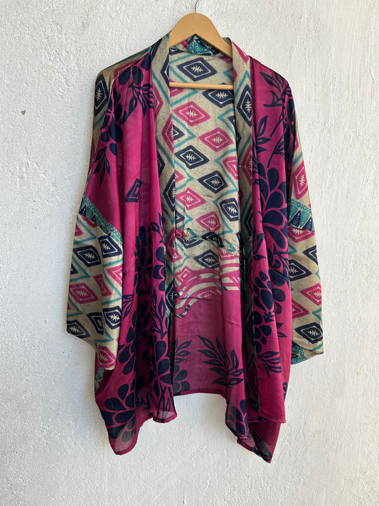 Short Silk Kimono SHKIM 16