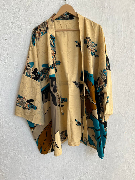 Short Silk Kimono SHKIM 243