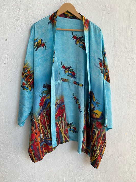 Short Silk Kimono SHKIM 301